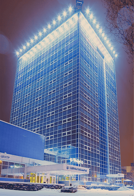 освещение здания